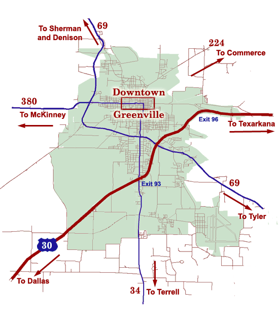 Greenville Map