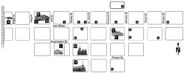 Marker location map